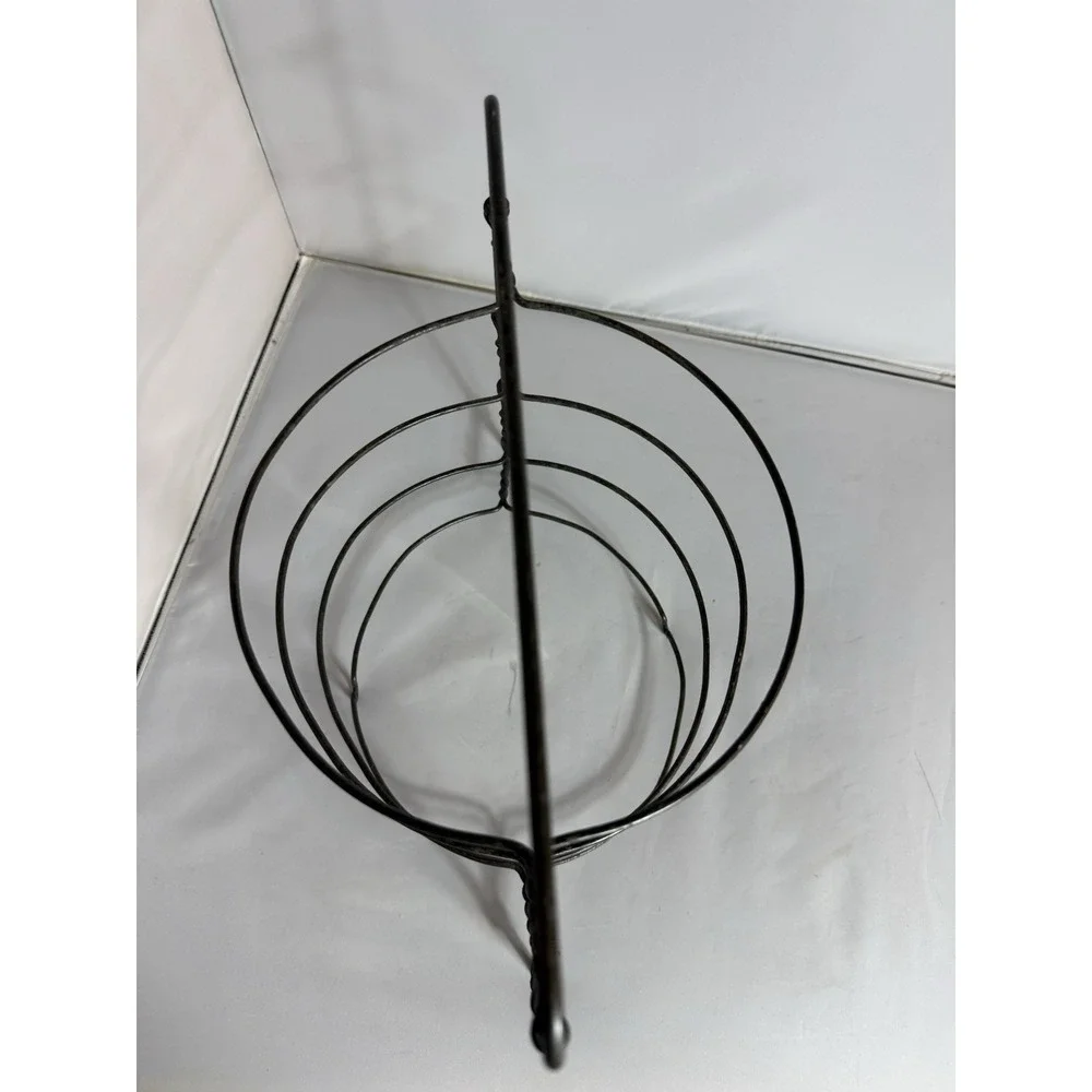 Vintage Twisted Wire Pie Cooling Rack 4-Tier Metal Stand Primitive Farmhouse